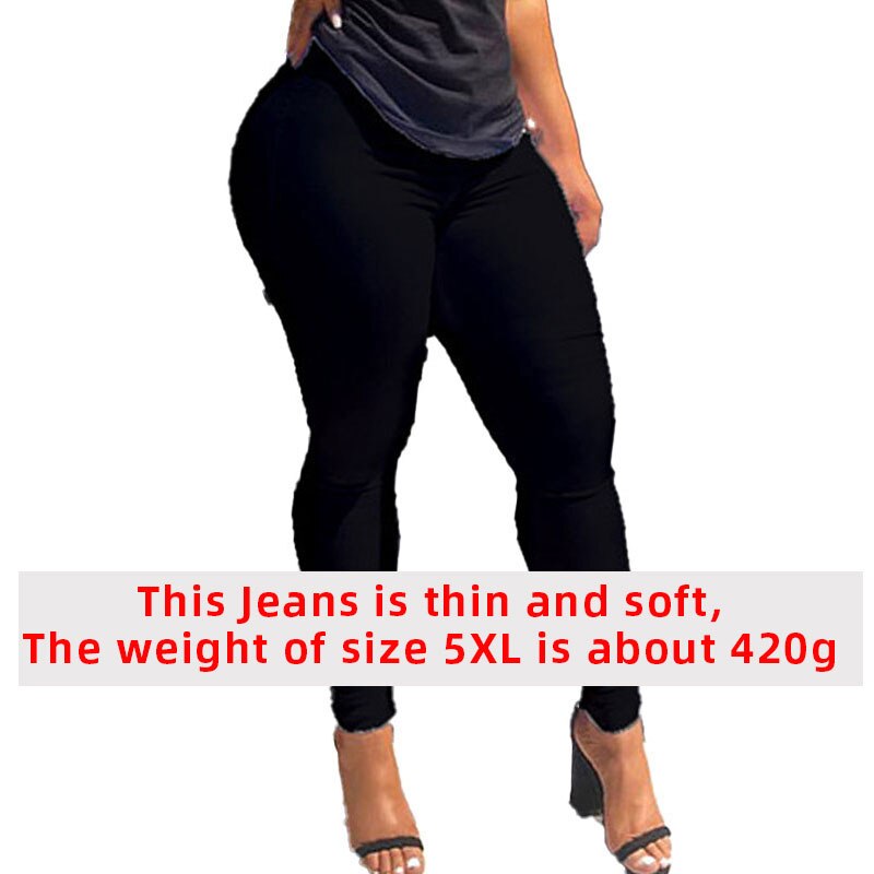 Women's Plus Size High Waist Stretchy Jeans