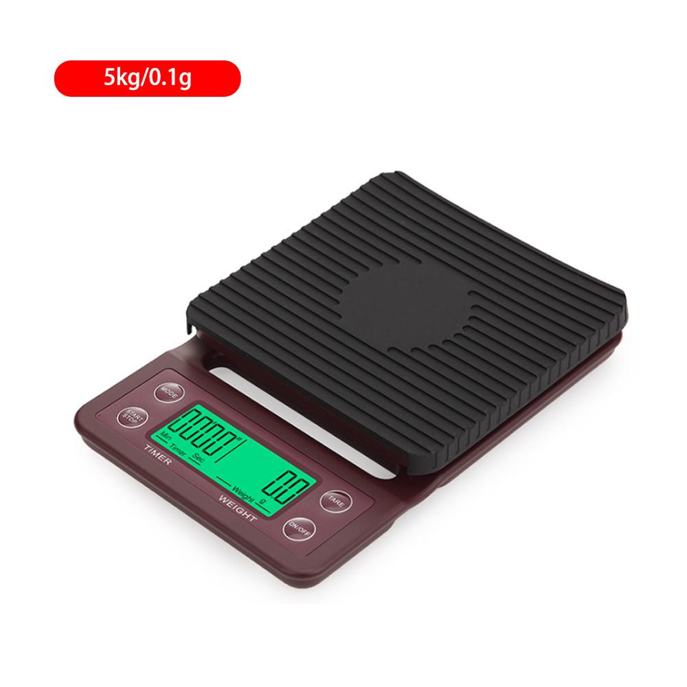 Portable Electronic LCD Coffee Scale with Timer
