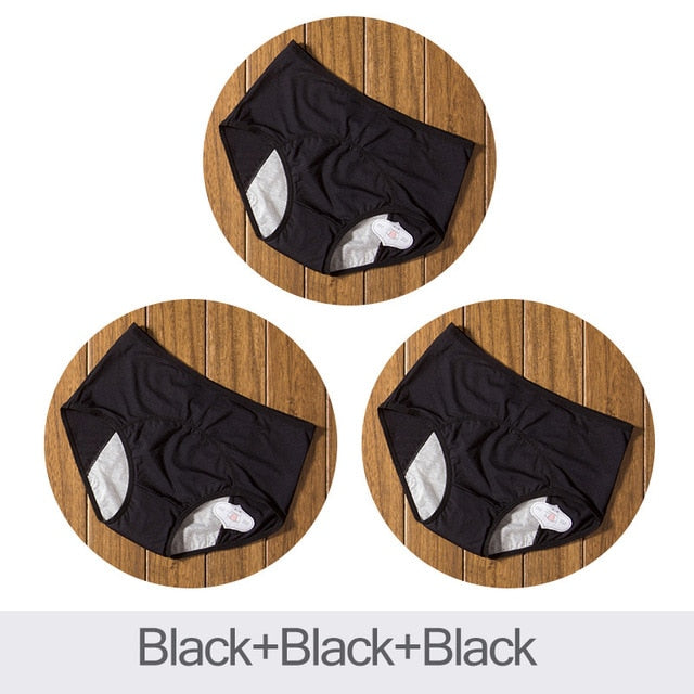 Women's Leak-Proof Menstrual Panties 3 pcs Set