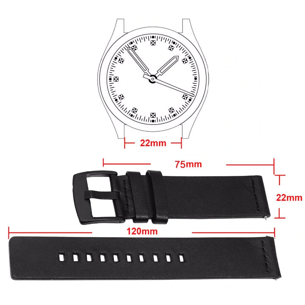 Genuine Leather Watch Band for Samsung Galaxy Watch