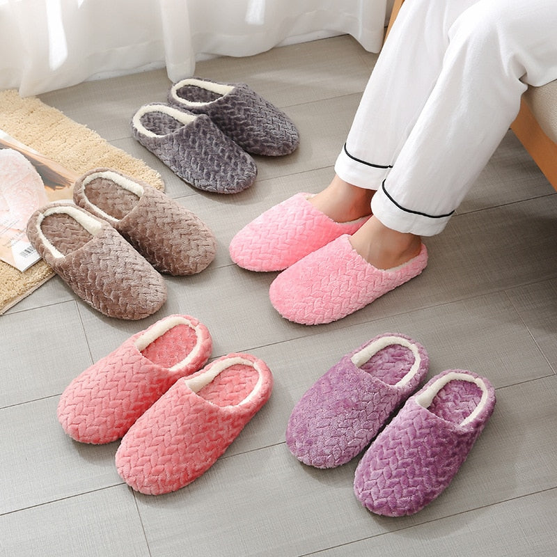 Women's Fashion Indoor Plush Slippers