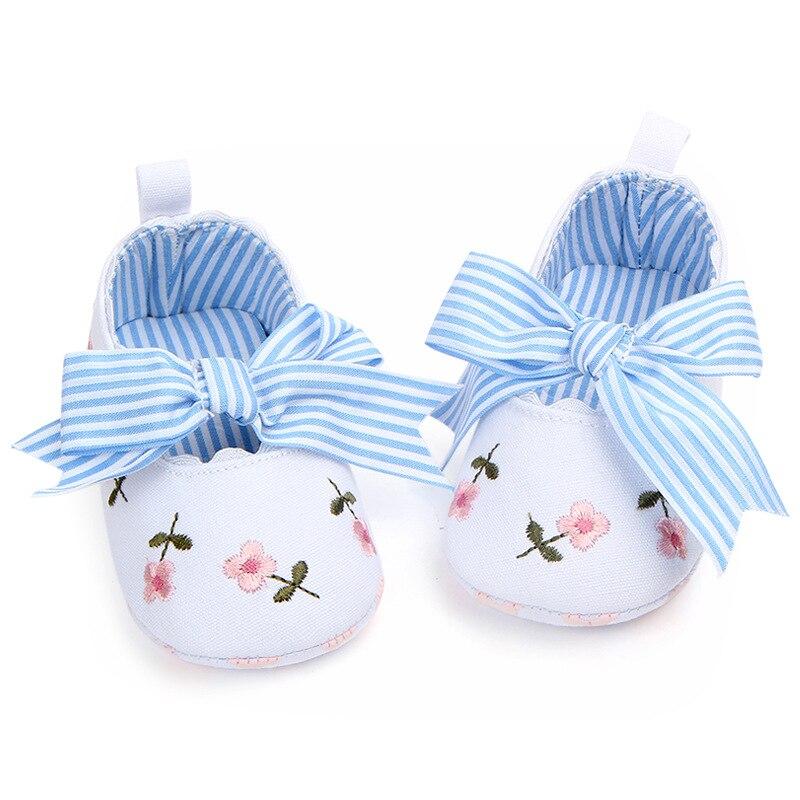 Girls' Cute Floral Cotton Sneakers
