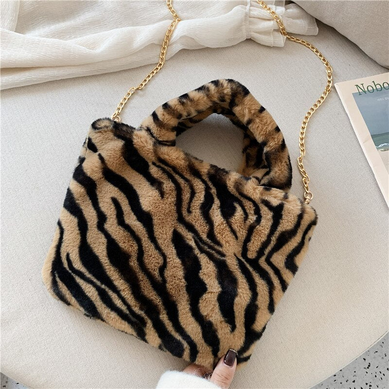 Women's Wild One Plush Tote Bag