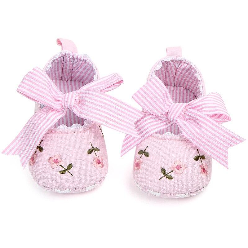 Girls' Cute Floral Cotton Sneakers