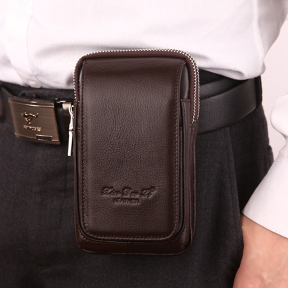 Men's Leather Waist Pack