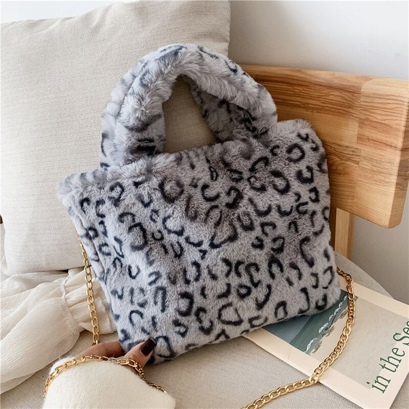 Women's Wild One Plush Tote Bag