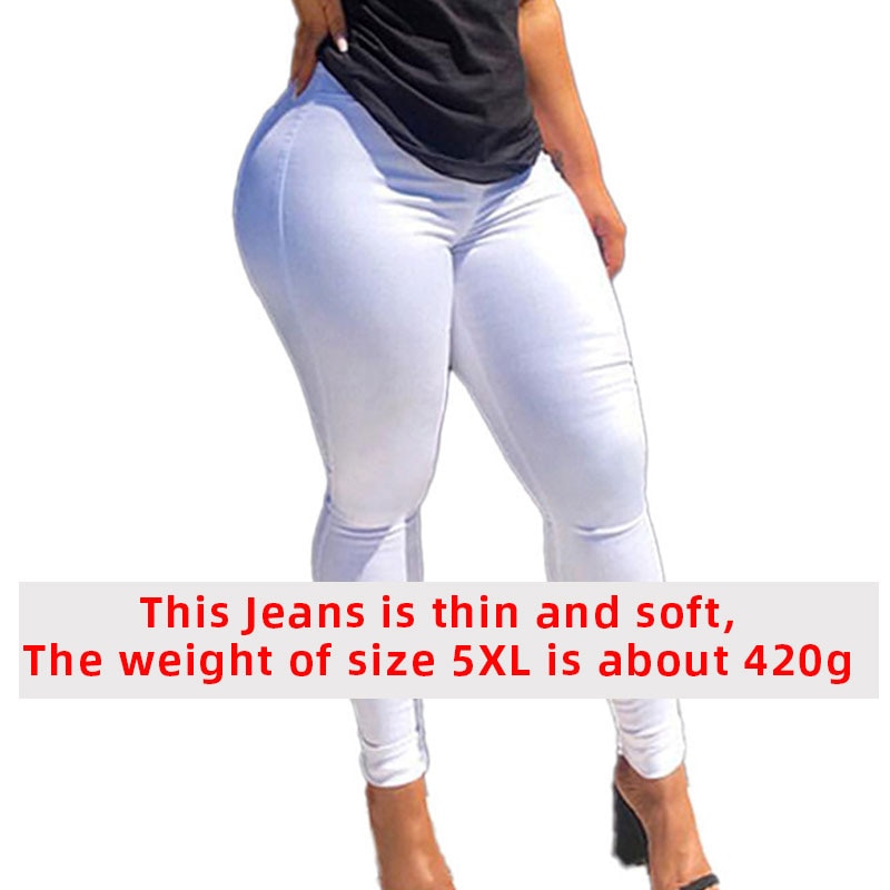 Women's Plus Size High Waist Stretchy Jeans