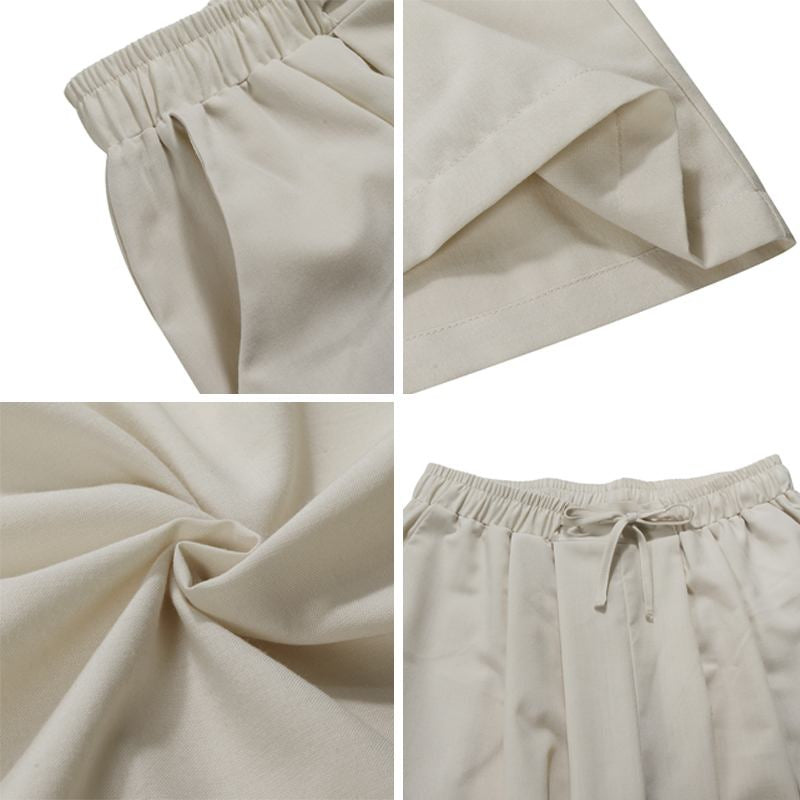 Women's Wide Leg Pants with Elastic Waist