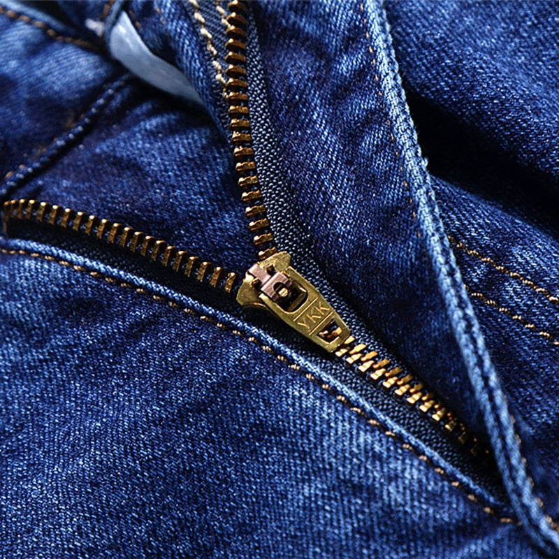 Men's High Waisted Thick Classic Jeans