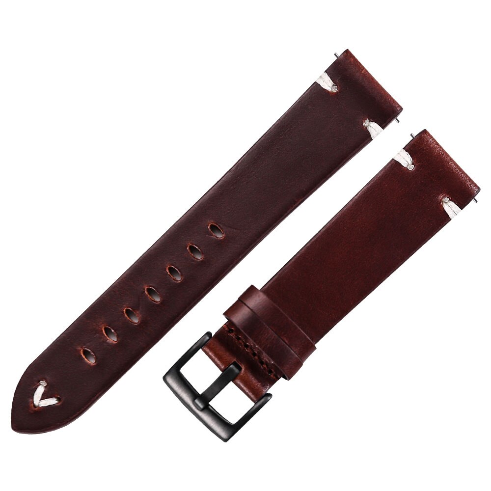 Universal Quick Release Leather Watchband