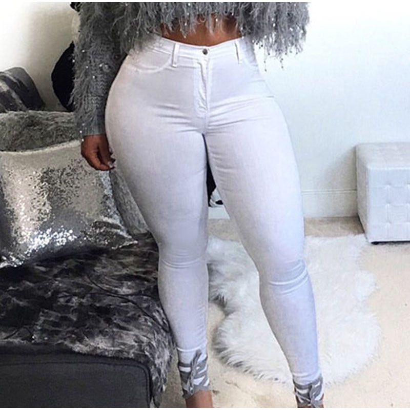 Women's Plus Size High Waist Stretchy Jeans