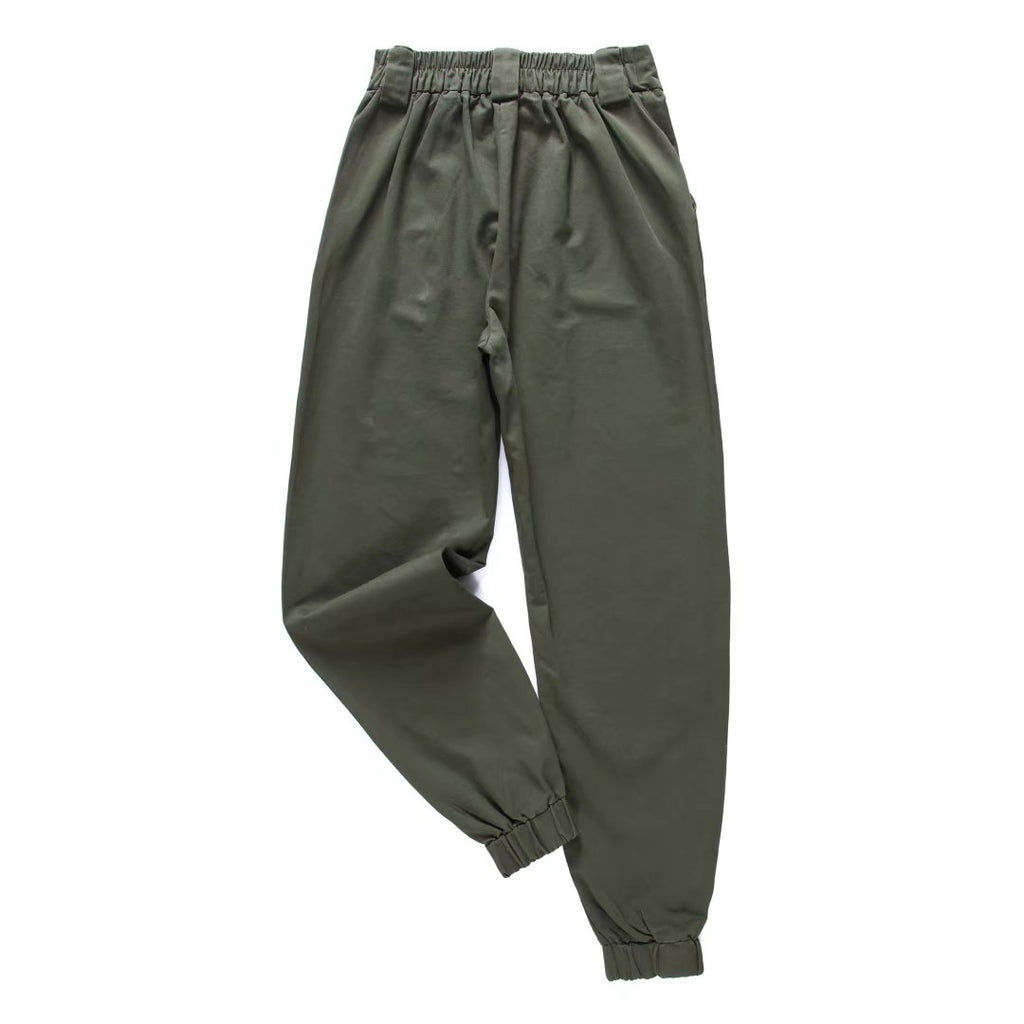 High Waist Loose Pants for Women with Camouflage Designs
