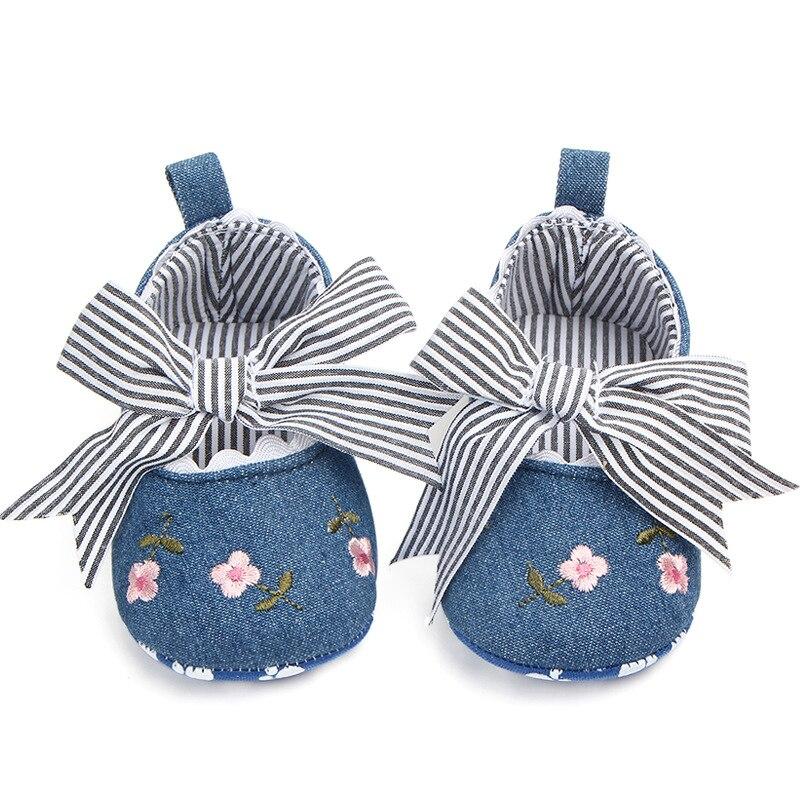 Girls' Cute Floral Cotton Sneakers