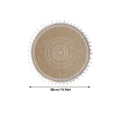 Bohemian Style Macrame Cup Pad Candle