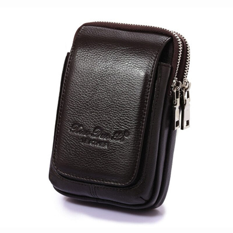 Men's Leather Waist Pack
