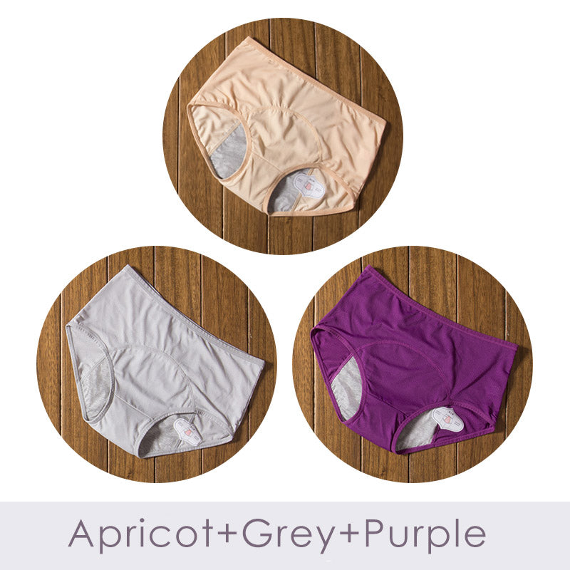 Women's Leak-Proof Menstrual Panties 3 pcs Set